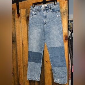 Abercrombie & Fitch Blue Straight Leg Jeans